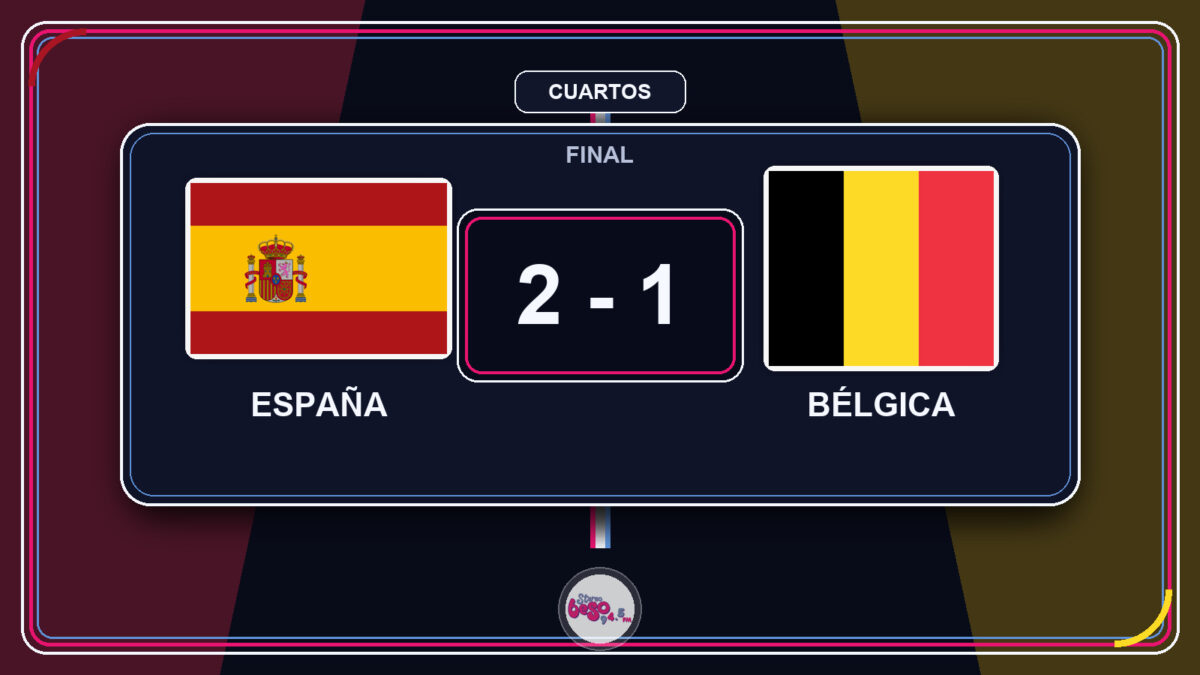 España vence 2-1 a Bélgica y va contra Francia
