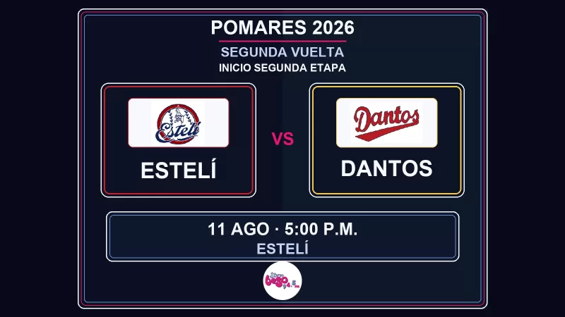 Segunda vuelta del Pomares comienza el 11 de agosto con Estelí ante los Dantos