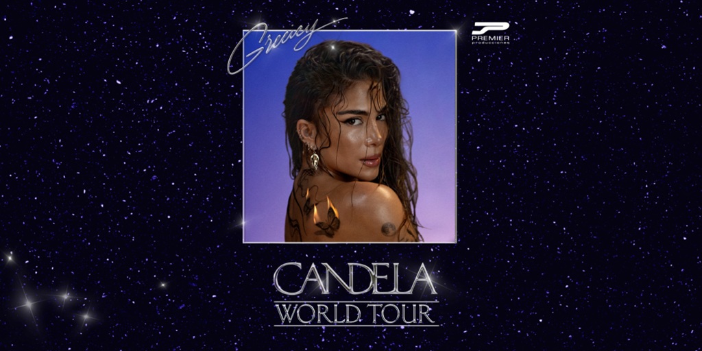 Póster oficial de Greeicy World Tour en Nicaragua