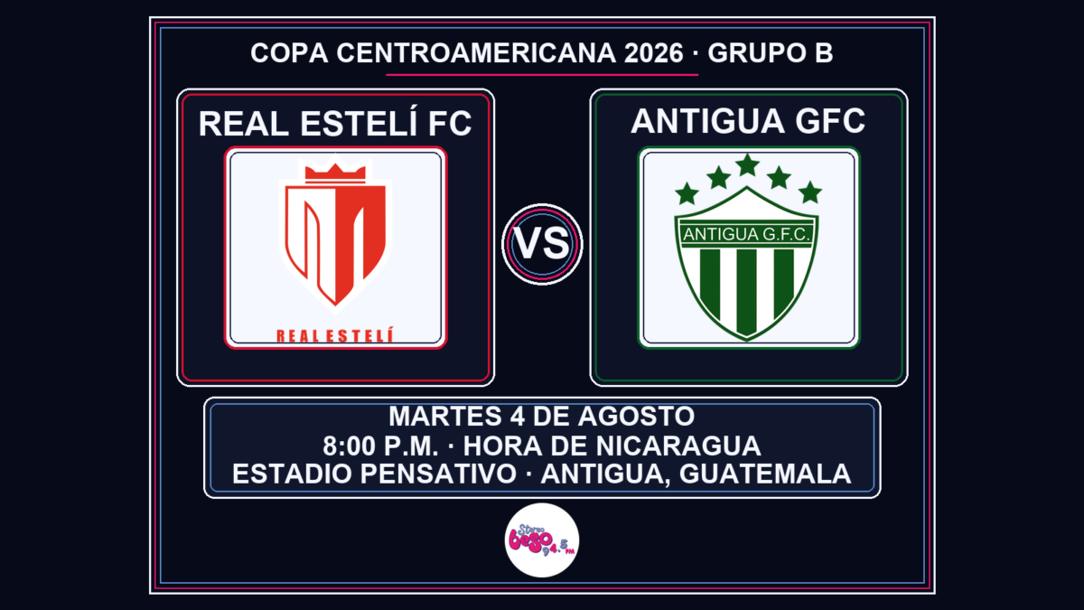 Real Estelí debutará ante Antigua en la Copa Centroamericana