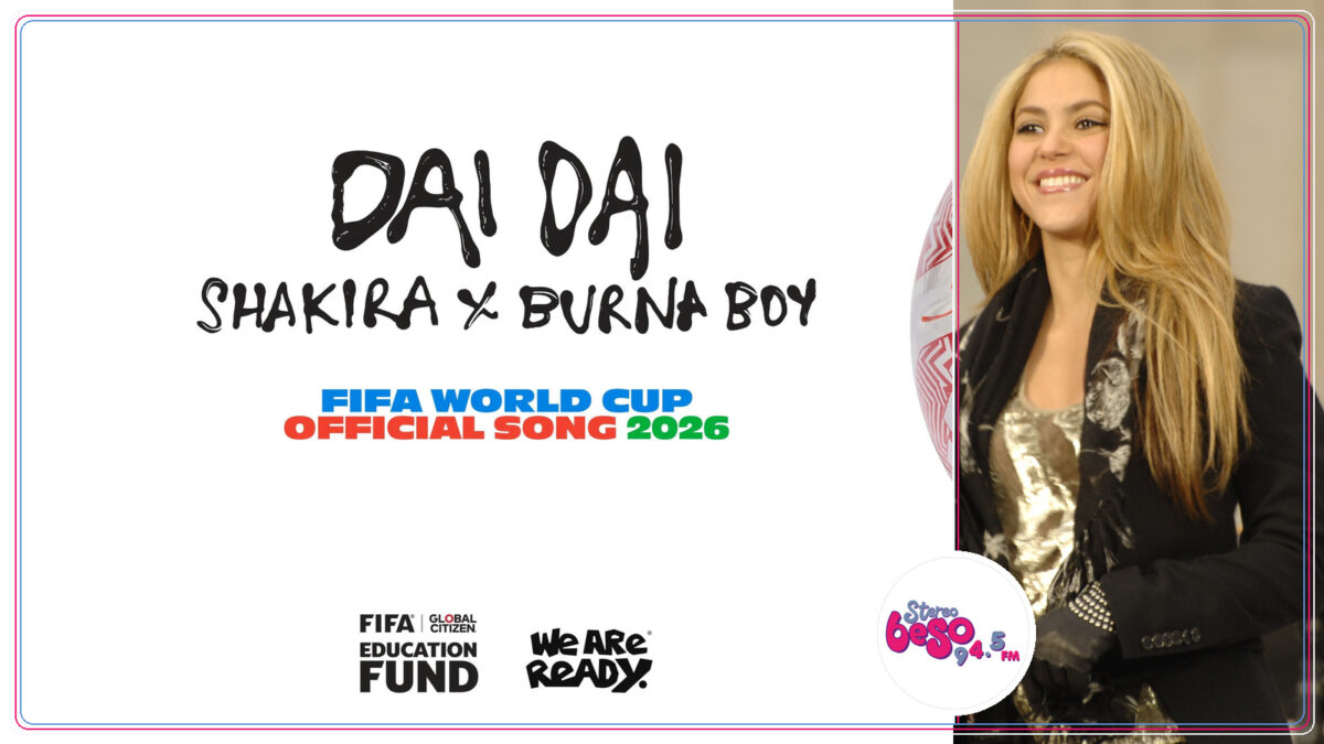 Shakira adelanta Dai Dai en español antes de la final del Mundial