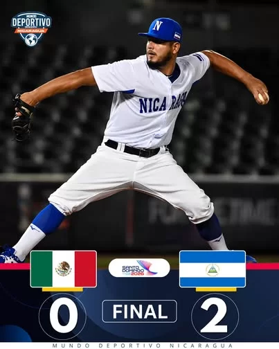 Dilmer Mejía y marcador final Nicaragua 2-0 México en Santo Domingo 2026