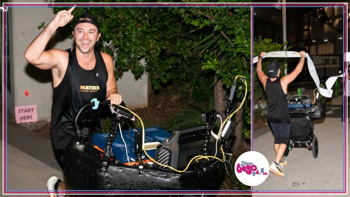 Un DJ recorrió 46,70 km mientras mezclaba música durante ocho horas