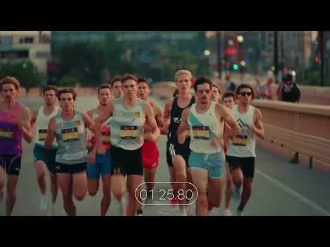 Corredores durante una edición de la Guardian Mile en Cleveland