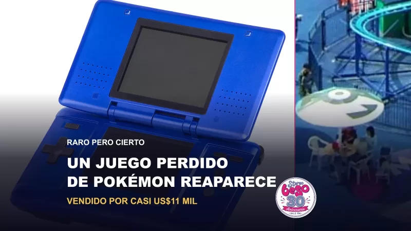 Un cartucho perdido de Pokémon se vendió por casi 11 mil dólares tras dos décadas