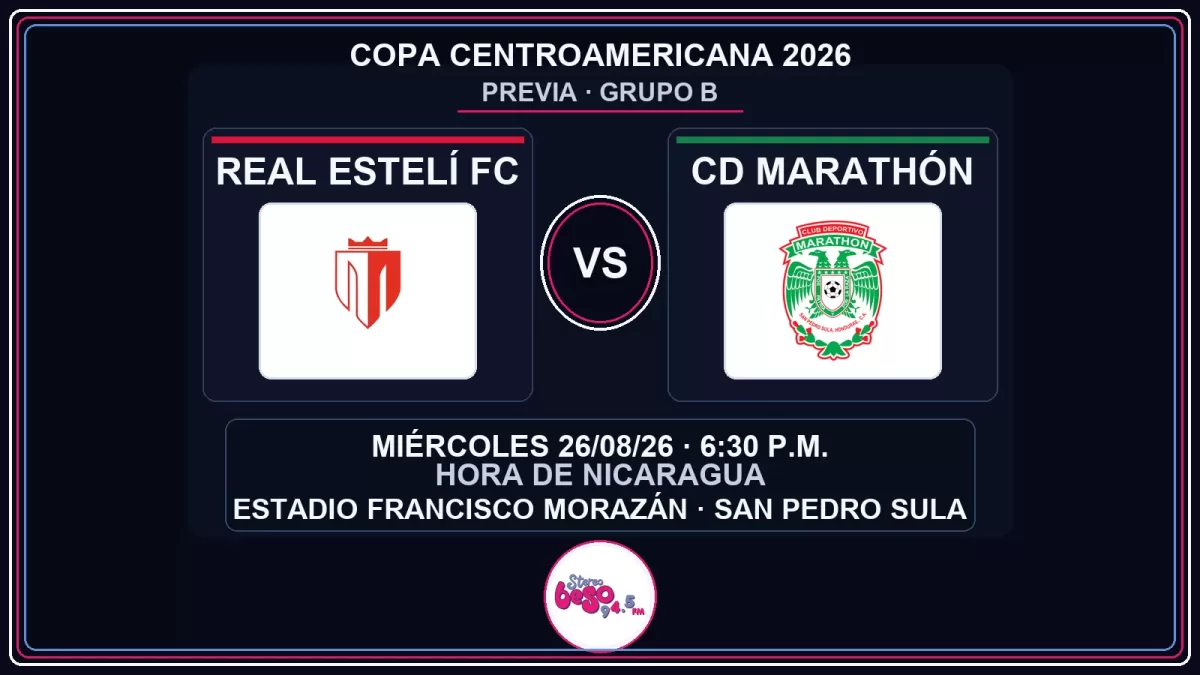 Real Estelí visita a Marathón con el pase a cuartos de Concacaf en juego