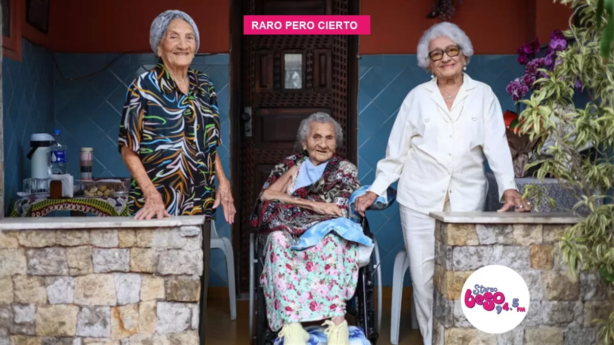 Tres hermanas brasileñas suman más de 316 años y baten un récord mundial