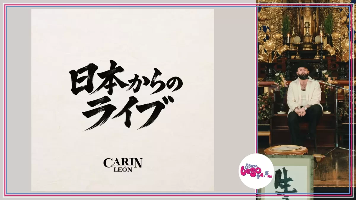 Carín León publica «Live from Japan», seis canciones grabadas en un templo de Osaka